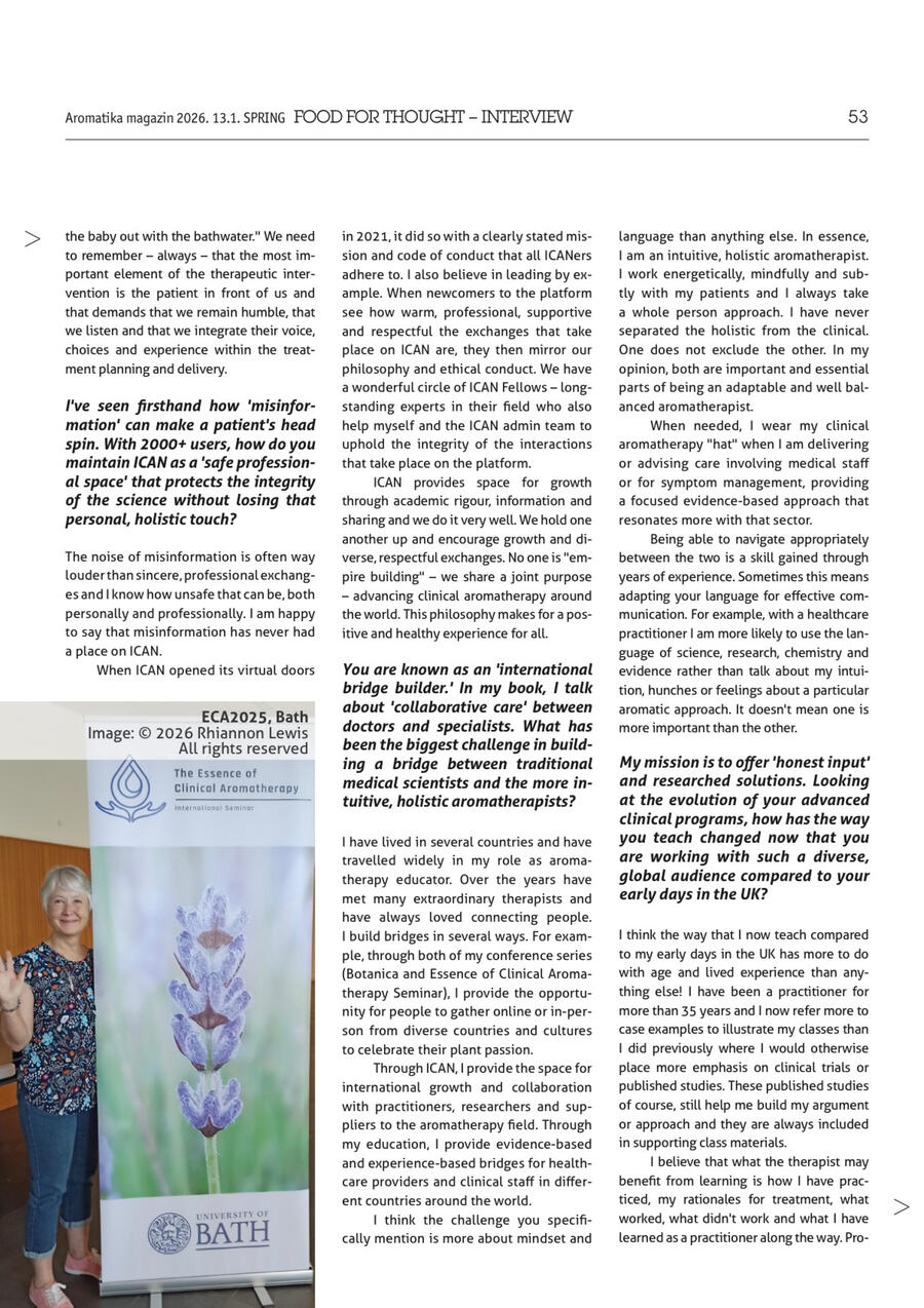 Check Out My 2025 Article In Aromatika Magazine
