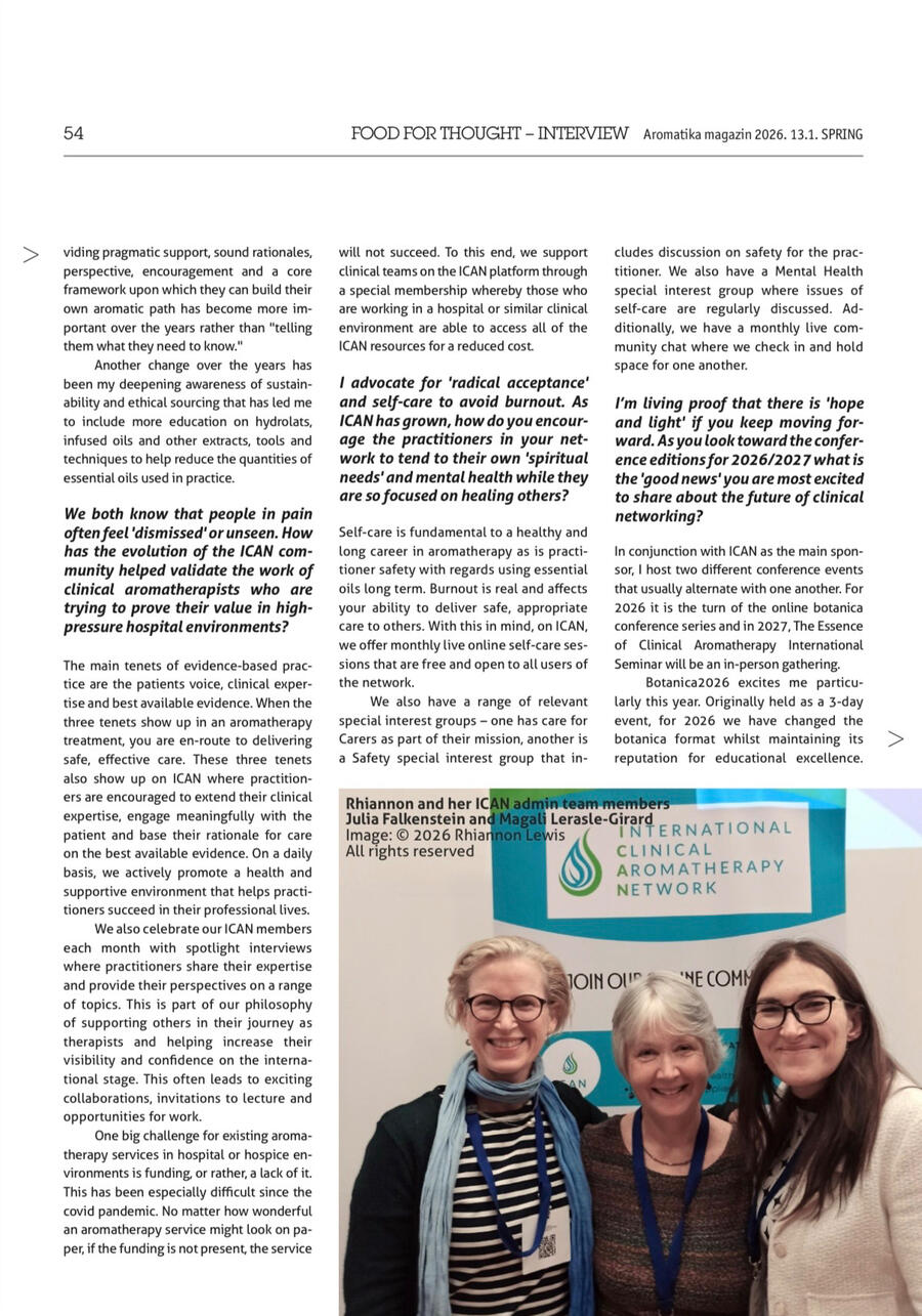 Check Out My 2025 Article In Aromatika Magazine